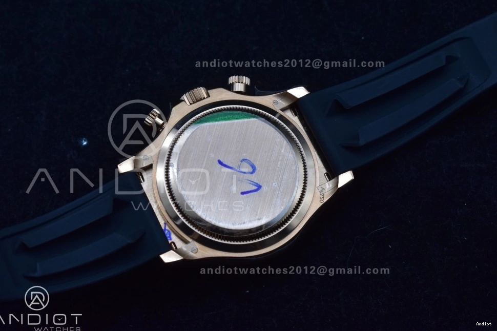 Oysterflex 126515 Strap RG on Edition (Weighted) QF Best Dial SH4131 Black V6 Daytona 1:1 0224